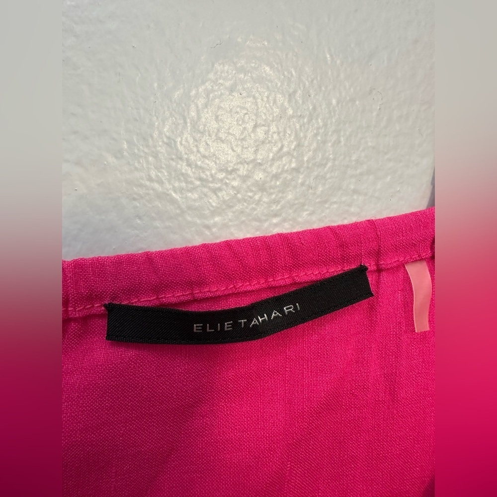 Elie Tahari Fuchsia Sleeveless Dress - Picture 3 of 5